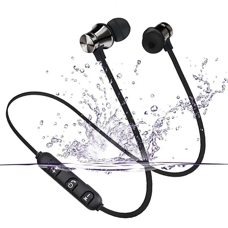 Magnetic Neckband Sports Earphones - XT-11 Bluetooth 4.2 ワイヤレスイヤホンスポーツヘッドセット防水イヤフォンネックバンド磁気ヘッドフォン Samrtphones 用マイク付き