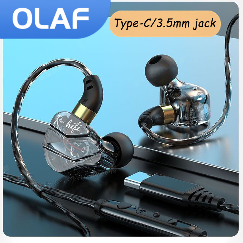 In Ear Monitors For Singers - Olaf-有線ゲーミングヘッドセット、イヤホン、ケーブルヘッドホン、ハンズフリー、低音、ステレオ、スポーツイヤフォン、dac、iPhone 15、Samsung、3.5mm用のタイプc