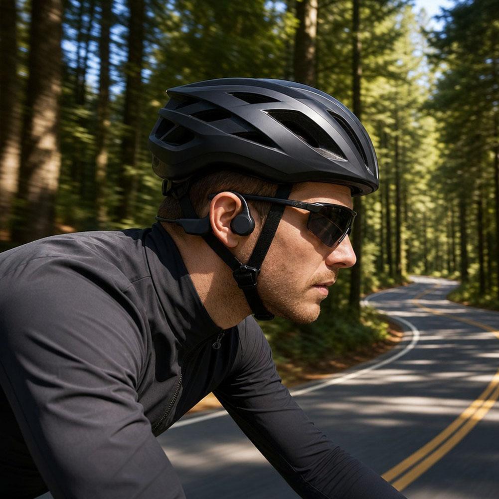 骨伝導ヘッドホン、耳栓式ではない、ランニングやスポーツに最適 - Bone Conduction Running Headphones のレビューと価格