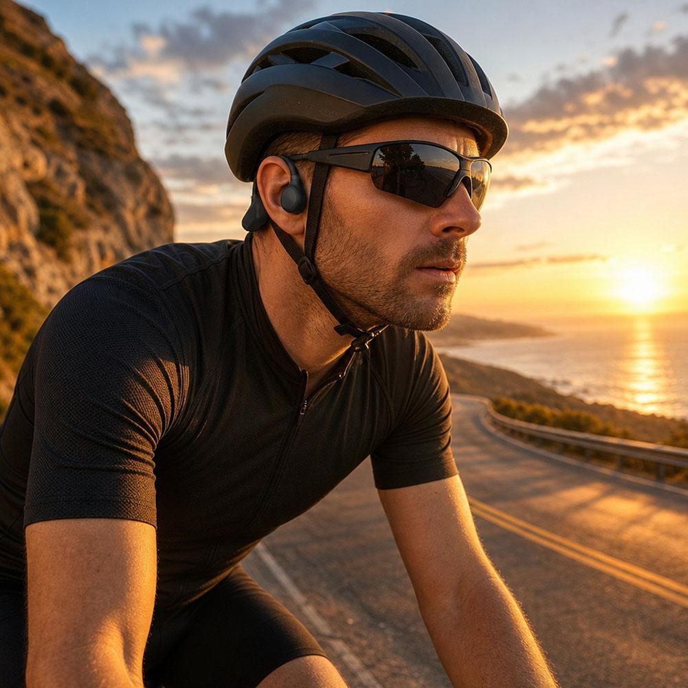 骨伝導ヘッドホン、耳栓式ではない、ランニングやスポーツに最適 - Bone Conduction Running Headphones のレビューと価格