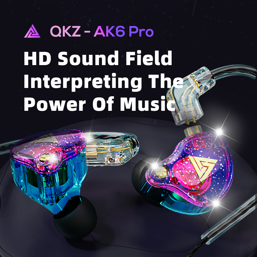 QKZ AK6 PRO 有線イヤホン HiFiヘッドセット  - In Ear Monitors For Singers のレビューと価格