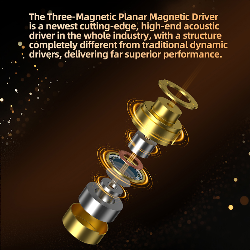 KZ Duonic 有線イヤホン。トリプル磁石式平面ドライバ - Planar Magnetic Iem Earphones のレビューと価格